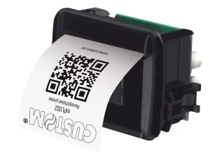 Custom PLUS2 Industrial Printer printing QR code