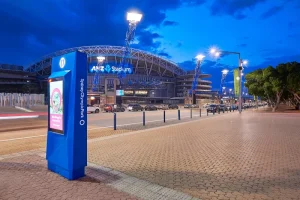 zyotronic touch screen at sydney olympic park