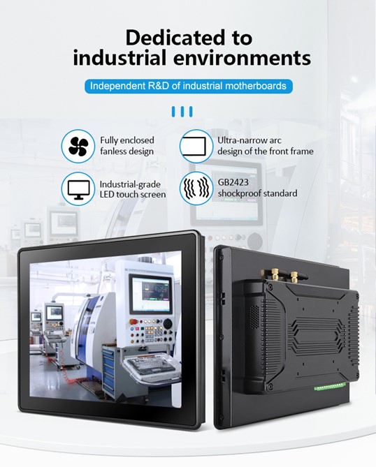 industrial touch monitor touch think