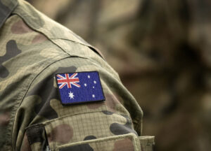 Australian military uniform badge